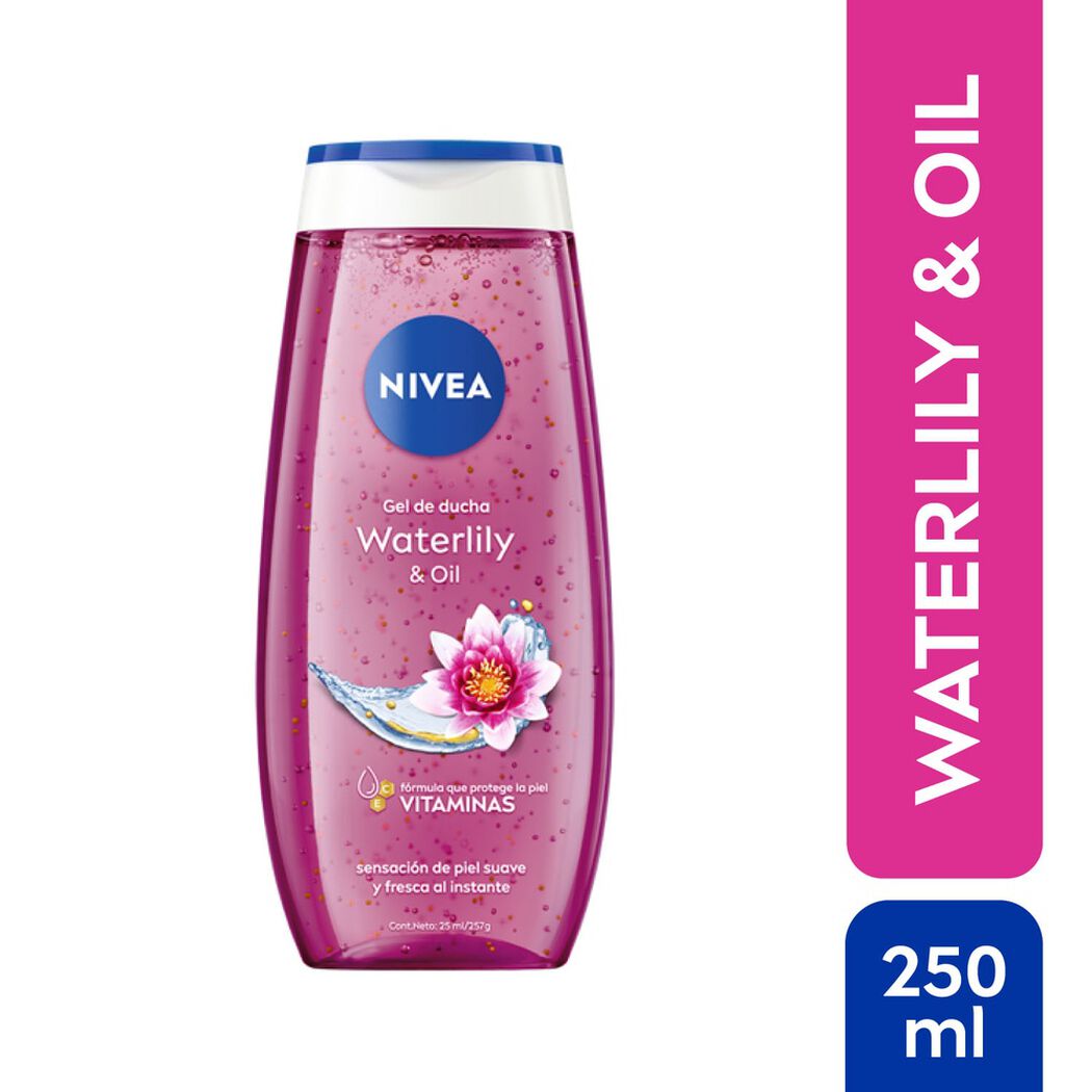 Gel de Ducha Nivea Waterlilly & Oil 240 mL, , large image number 0