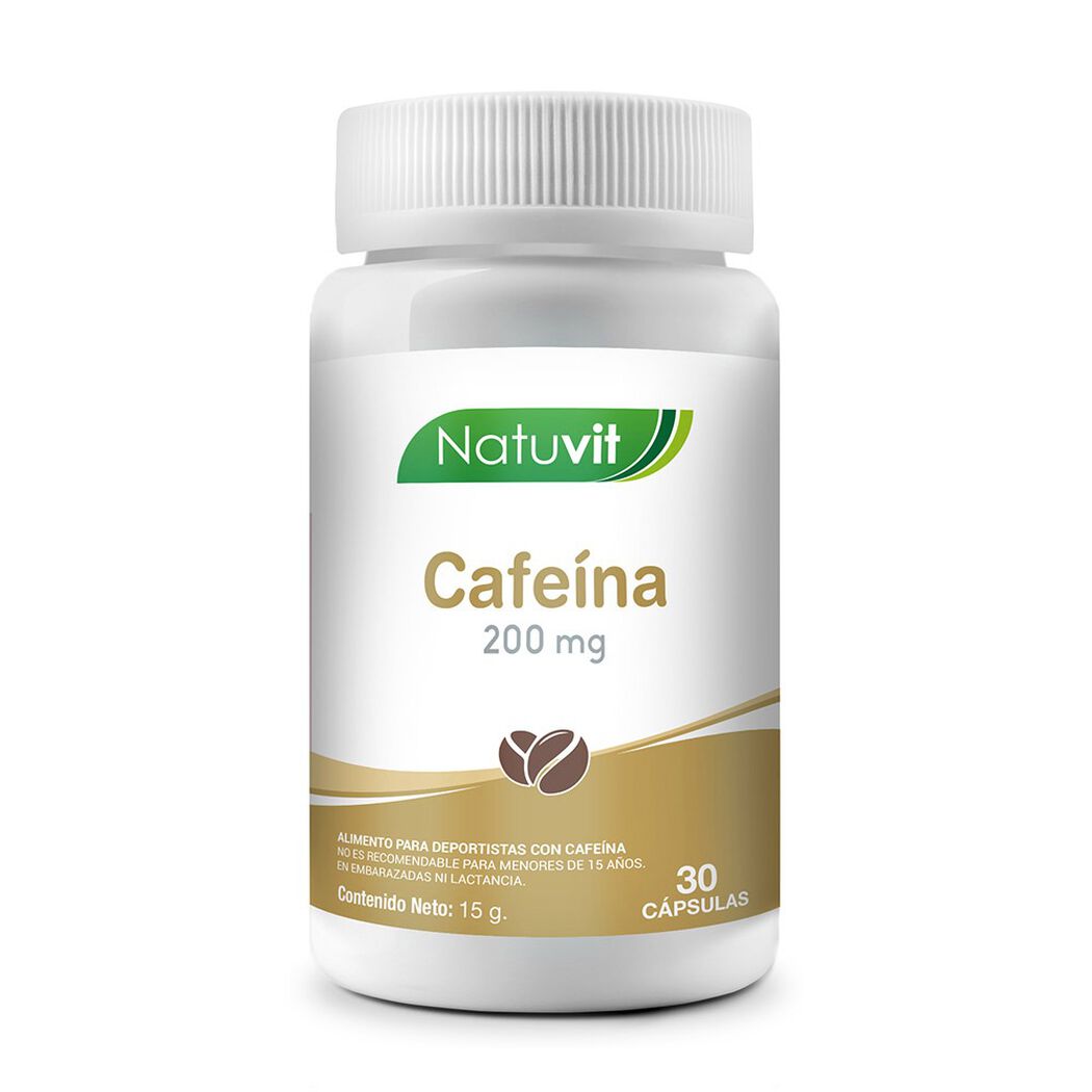 Natuvit Cafeína 200 Mg 30 Cápsulas, , large image number 0