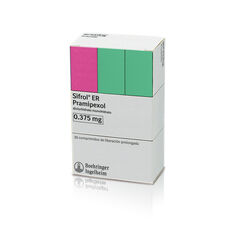 Sifrol ER 0.375 mg x 30 Comprimidos de Liberación Prolongada 
