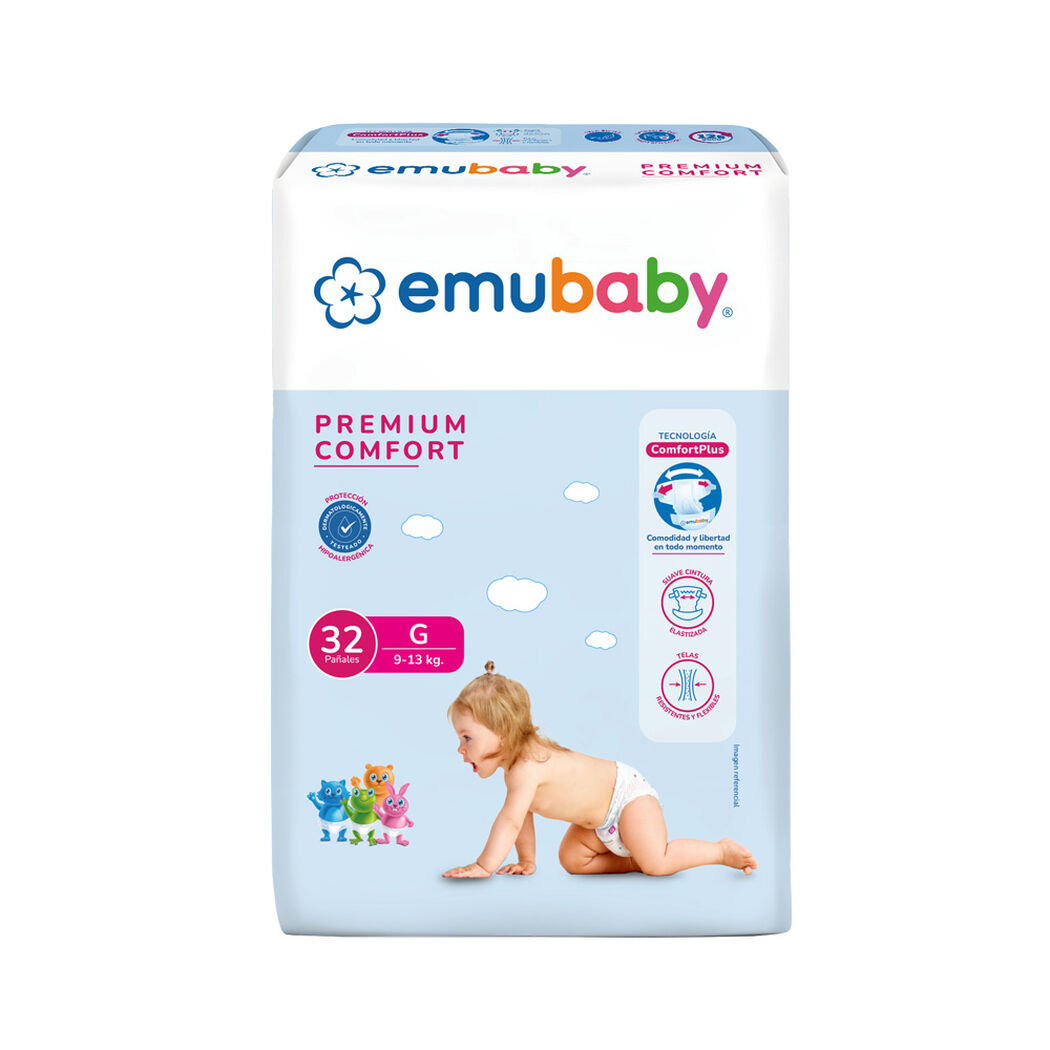 Pa&ntilde;ales Premium Comfort 9-13Kg G  x 32 unidades, , large image number 1