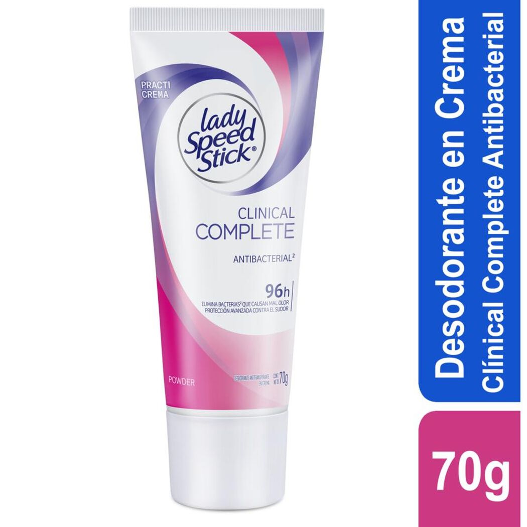 Desodorante en crema PractiCrema Clinical Dry 96 Horas 70g, , large image number 0