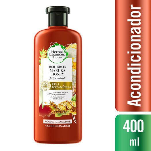 Herbal Essences Acondicionador Control Caída Bourbon Manuka Honey x 400 mL, , large image number 0