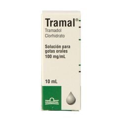 Tramal 100 Mg/Ml X 10 Ml Solución Oral Para Gotas,  Tramal 100 Mg/Ml X 10 Ml Solución Oral Para Gotas