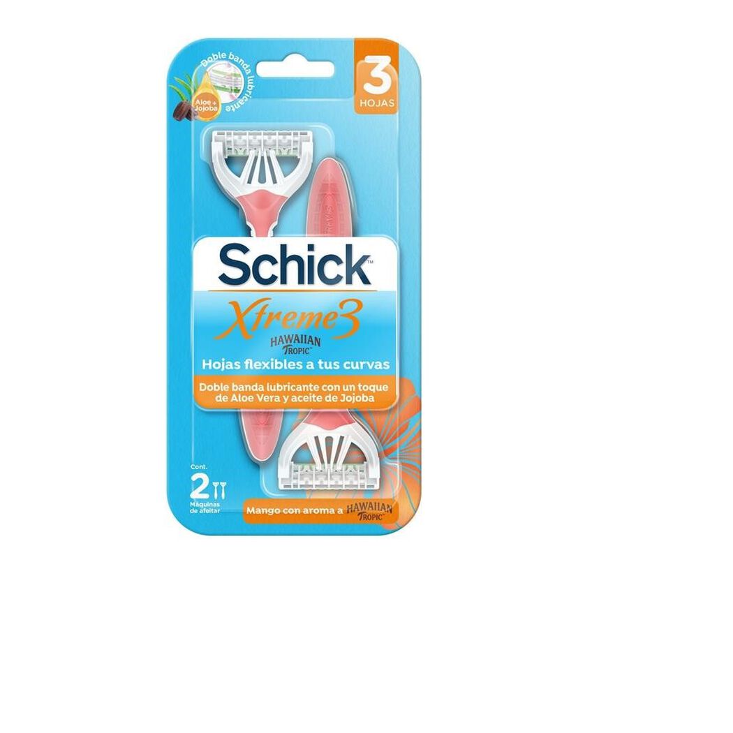 Máquina de Afeitar Schick Xtreme3 Mujer 2 un, , large image number 0