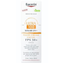 Protector Solar Eucerin Ultra 100 Facial FPS 50+ 80 Ml