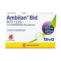 Ambilan Bid 875/125 14 Comprimidos Recubiertos