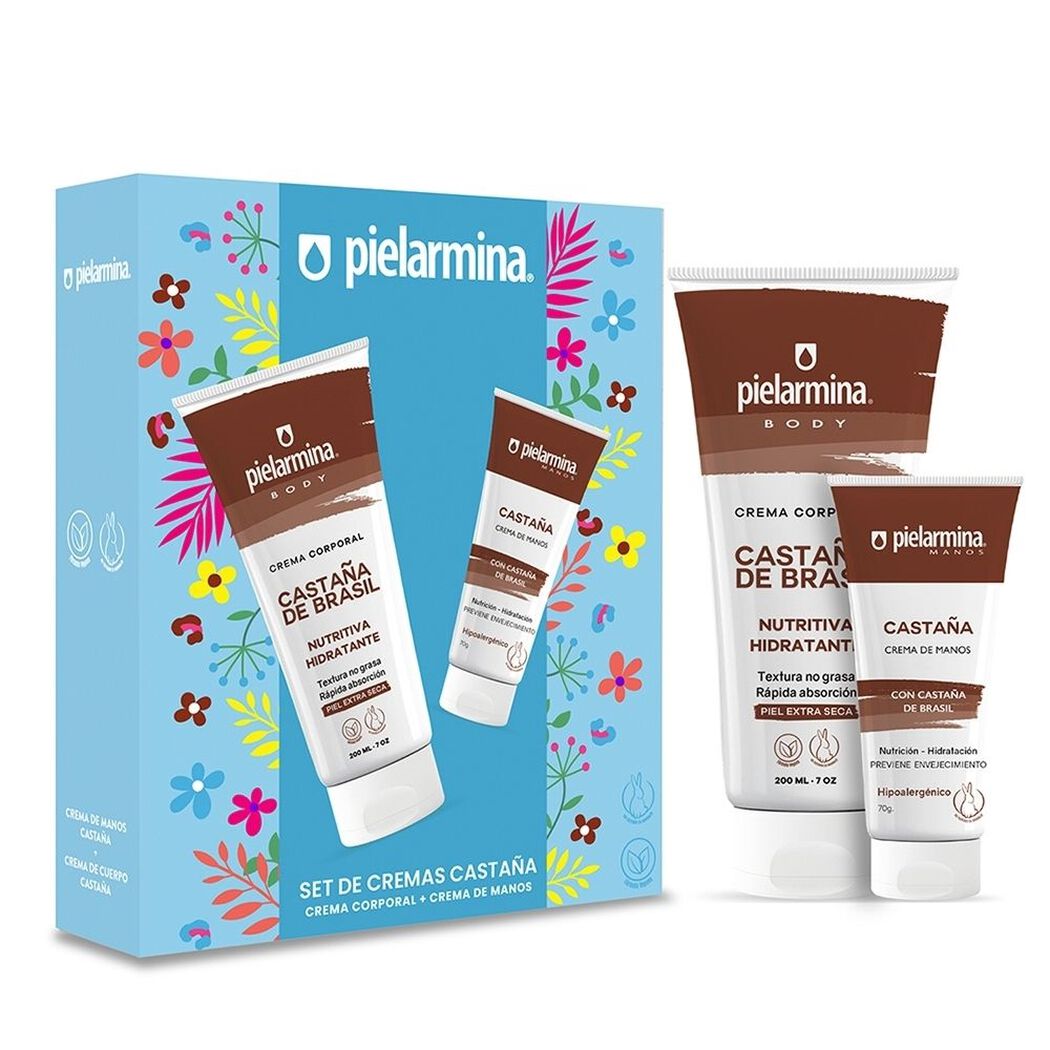 Set de Cremas de Casta&ntilde;a Cuerpo y Manos, , large image number 0