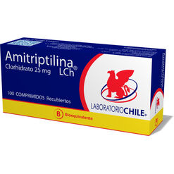 Amitriptilina 25 mg Caja 100 Comp. Recubiertos CHILE