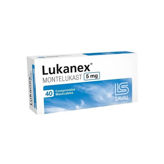 Lukanex 5 mg x 40 Comprimidos Masticables, , large image number 0
