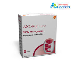 Anoro Ellipta 55 mcg/22 mcg Polvo para Inhalación 30 dosis