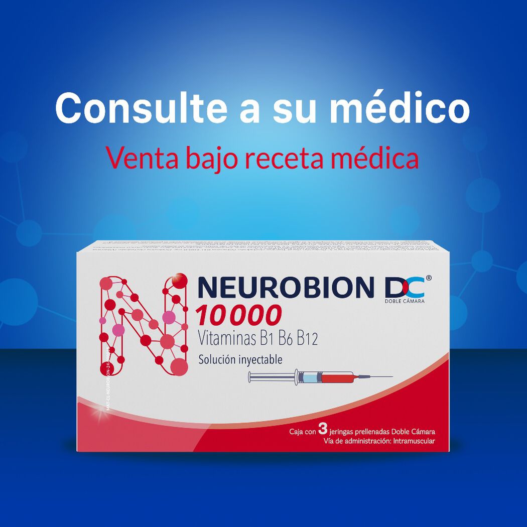 Neurobion DC Vitaminas Complejo B 3 Jeringas, , large image number 4