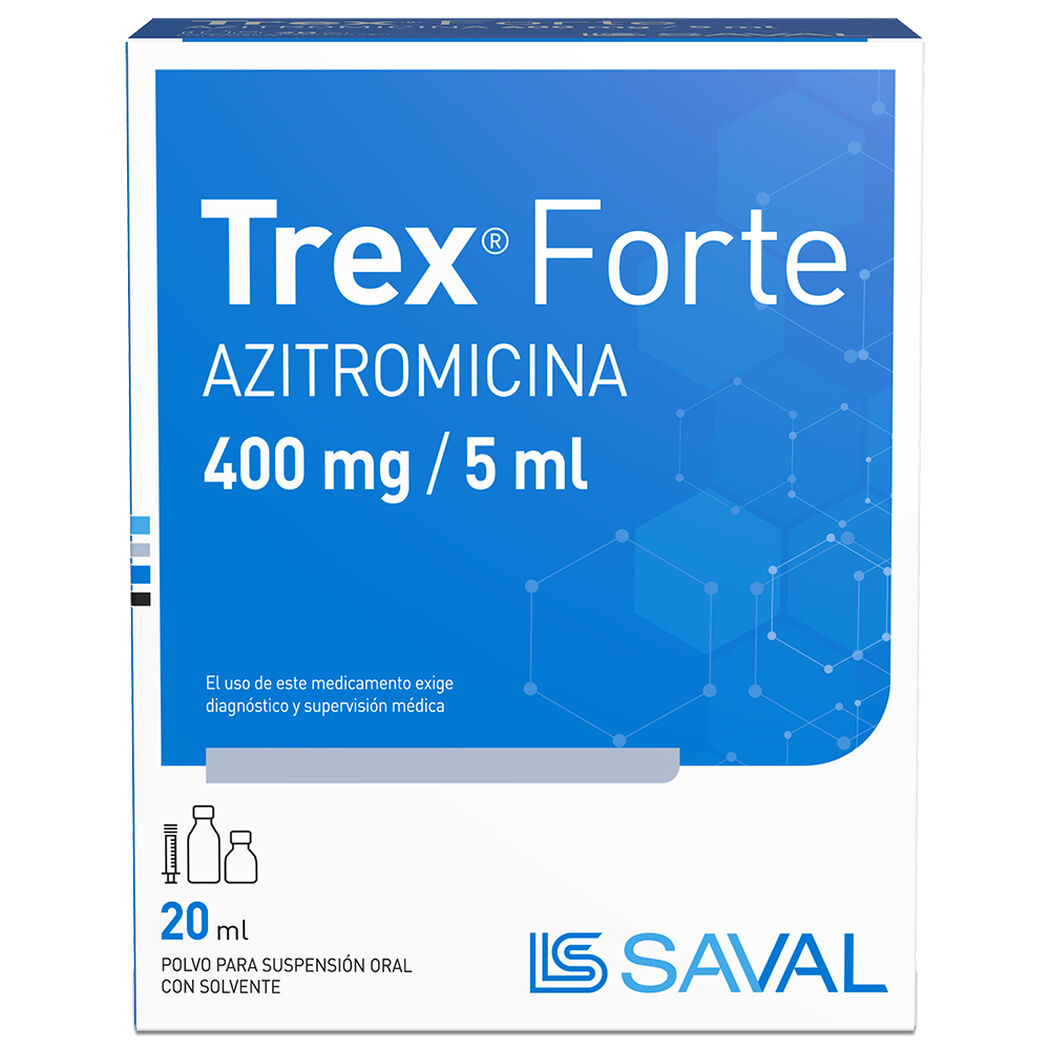 Trex Forte 400 mg/5 mL x 20 mL Polvo Para Suspensión Oral Con Solvente, , large image number 3