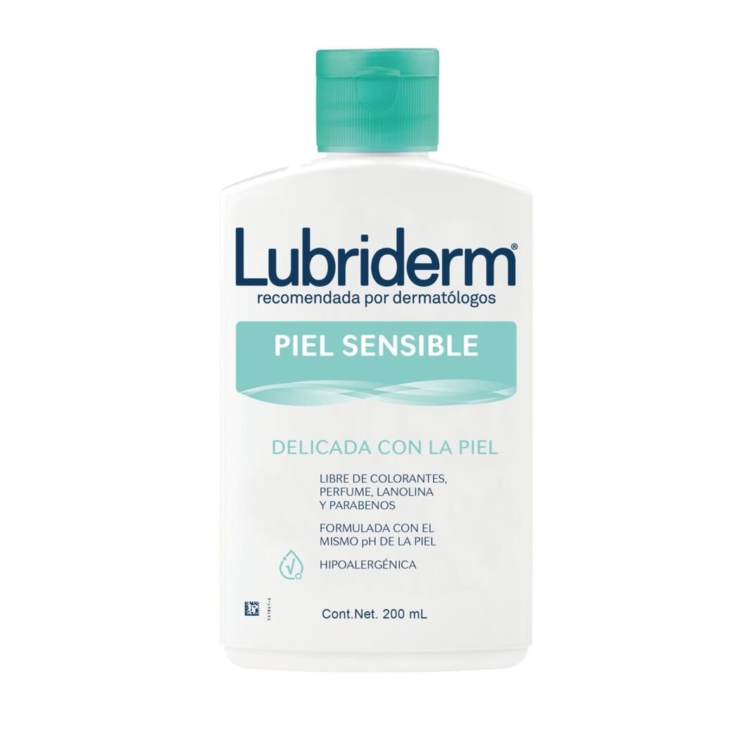 Crema Lubriderm Piel Sensible 200 mL, , large image number 1