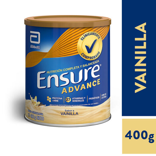 Ensure Advance Vainilla x 400 g, , large image number 0