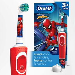 Cepillo De Dientes Eléctrico Oral-B Recargable Infantil Marvel Spider-Man 1 Unidad
