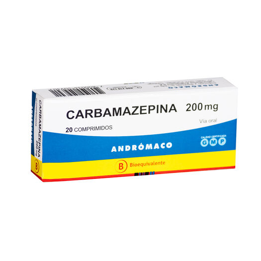 Carbamazepina 200 mg x 20 Comprimidos ANDROMACO S.A., , large image number 0