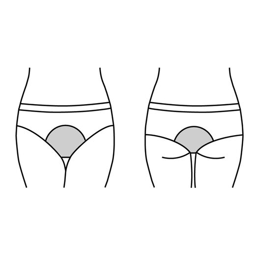Calzón Menstrual Bloodygreen Bikini Flujo Moderaro Xxl, , large image number 4