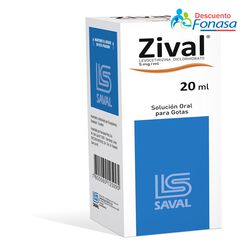 Zival 5 mg/mL x 20 mL Solución Oral Para Gotas