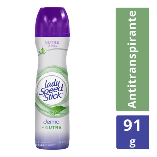 Desodorante en Spray Lady Speed Stick Derma Nutre Aloe 150 Ml, , large image number 0