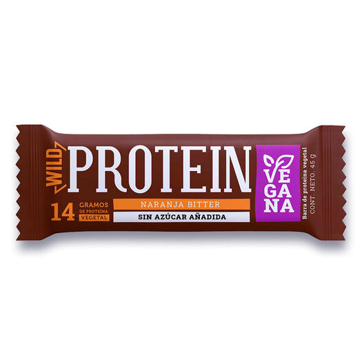 Wild Protein Vegan Choclate Naranja 45g, , large image number 0
