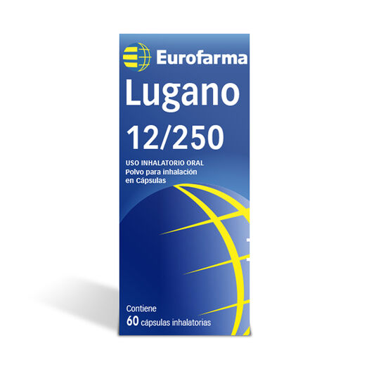 Lugano 12/250 mcg X 60 Cápsulas Inhalatorias, , large image number 0