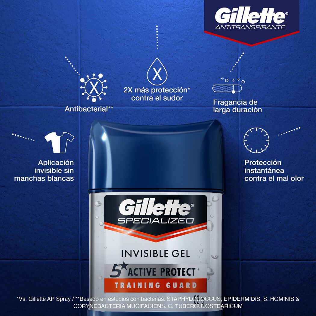 Antitranspirante en gel Gillette Specialized Training Guard 82 g, , large image number 1
