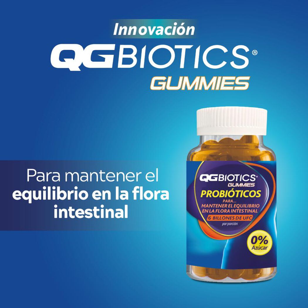 Probióticos QGBiotics Gummies 60 un, , large image number 2