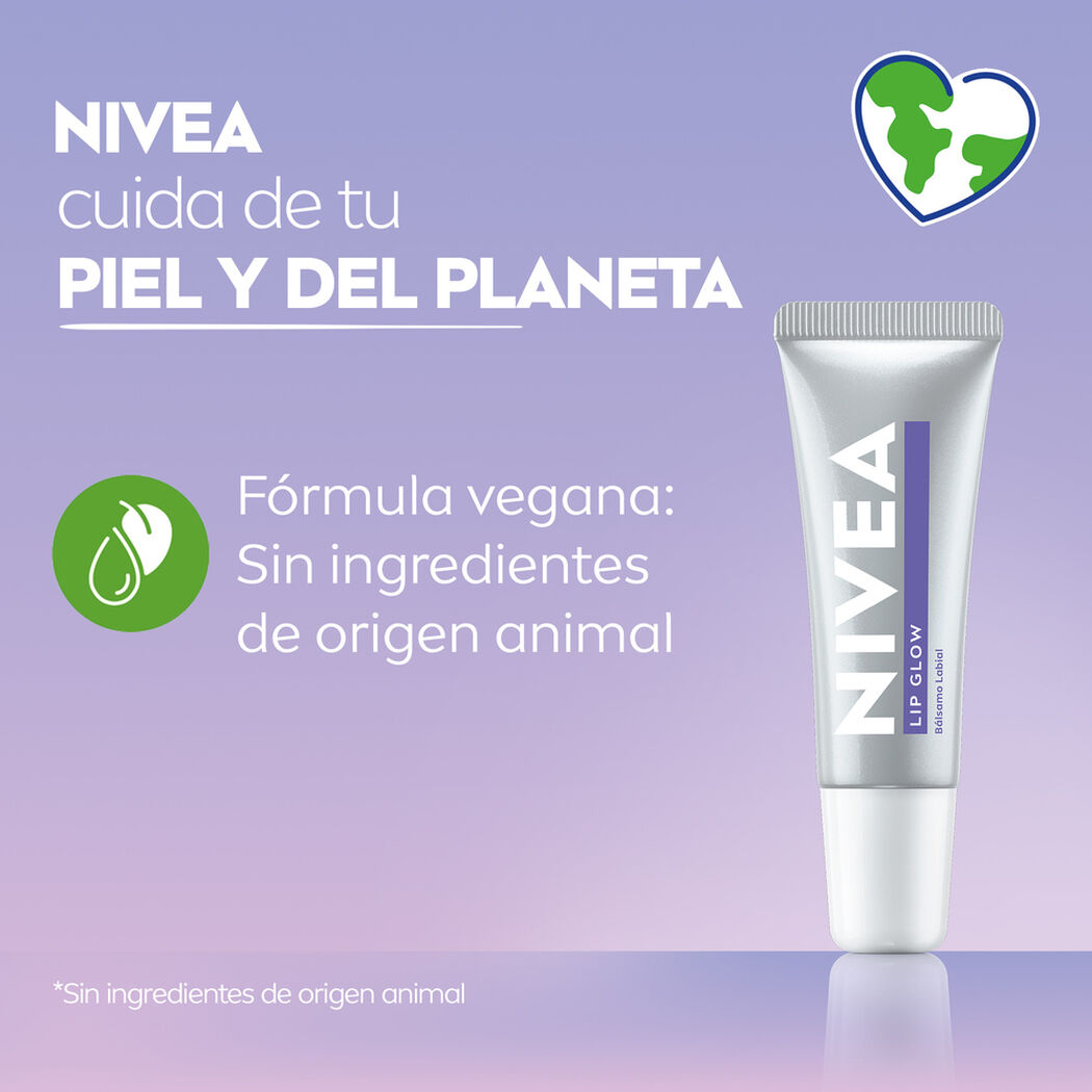 Lip Glow Nivea con &Aacute;cido Hialur&oacute;nico 10ml, , large image number 1