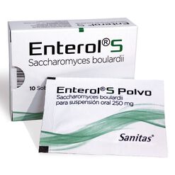 Enterol S 250 mg x 10 Sobres Polvo Para Suspension Oral