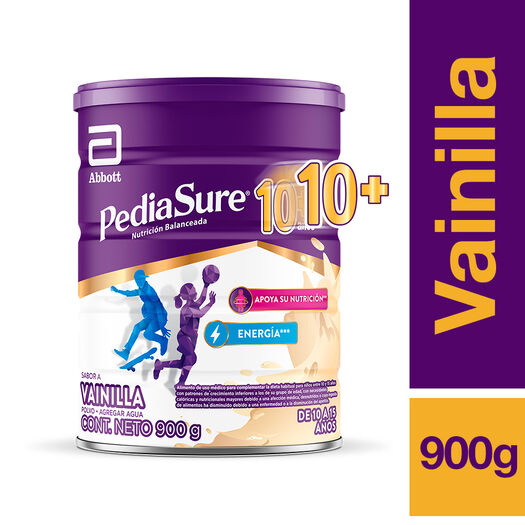 Pediasure 10+ Polvo Vainilla 900G, , large image number 0