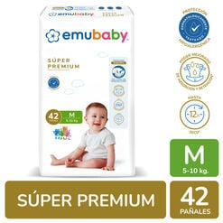 Pañales Emubaby Premium M 42 un