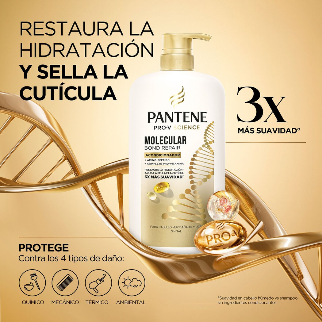 Acondicionador Pantene Molecular Bond Repair 1L, , large image number 2