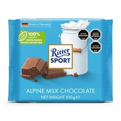 Chocolate Ritter Sport Leche Alpes 100 g