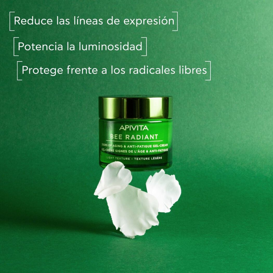 Gel-crema Signos de la Edad & Anti-fatiga - Textura Ligera 50ml Bee Radiant Apivita, , large image number 1