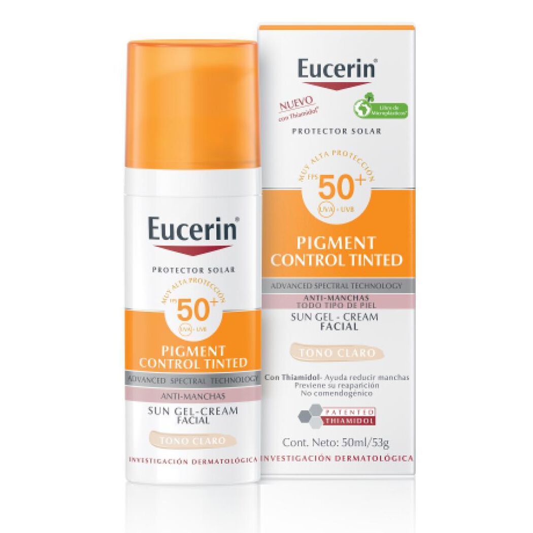 EUCERIN Protector Solar Facial Pigment Control Tono Claro FPS50+ 50 mL, , large image number 1