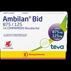 Ambilan Bid 875/125 14 Comprimidos Recubiertos