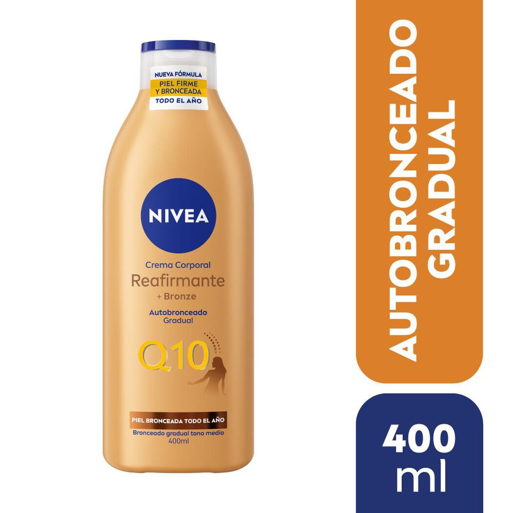 Crema Nivea Body Autobronceante Bronze Q10 400Ml, , large image number 0