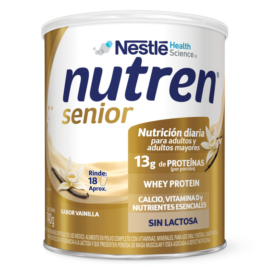 Proteína Nestle Nutren Vainilla Sin Lactosa 740 mL, , large image number 1