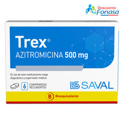 Trex 500 mg x 6 Comprimidos Recubiertos