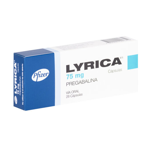 Lyrica 75 mg x 28 Cápsulas, , large image number 0