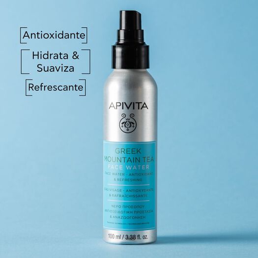 Agua Facial de Té de Montaña Griego 150ml Apivita, , large image number 1