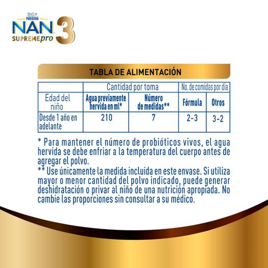 Fórmula Infantil Nan 3 Supreme Optipro 800 g, , large image number 4