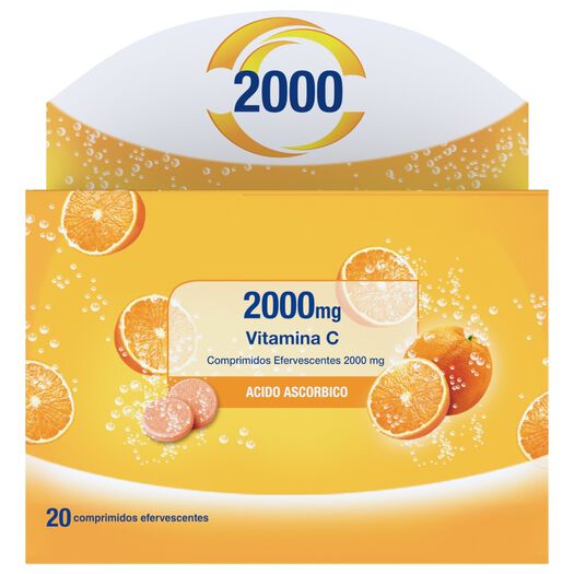 Cebion 2000 mg x 20 Comprimidos Efervescentes, , large image number 3