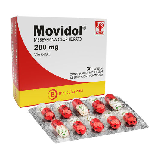 Movidol 200 mg x 30 Cápsulas con Gránulos Recubiertos de Liberación Prolongada, , large image number 0