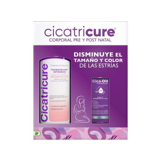 Cicatricure Pack Crema Corporal Antiestrias 400Ml + Oil 50Ml, , large image number 0