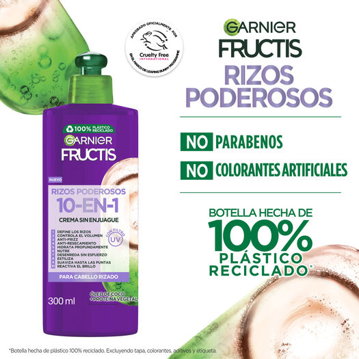 Crema de Peinar Fructis Rizos Poderosos 300 mL, , large image number 4