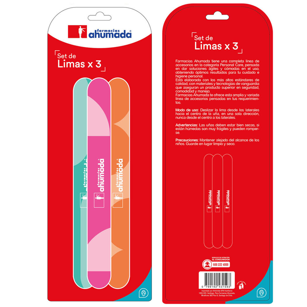 Set Lima Farmacias Ahumada 3 Un, , large image number 0