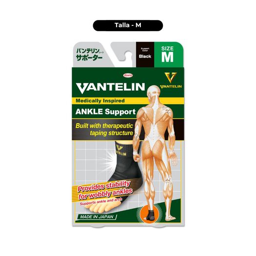 Tobillera Vantelin Negra M, , large image number 0
