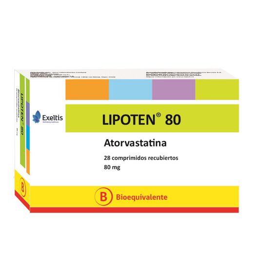 Lipoten 80 mg x 28 Comprimidos, , large image number 0