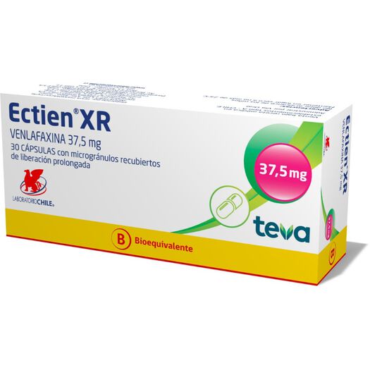Ectien XR 37,5 mg x 30 Cápsulas con MicroGránulos Recubiertos de Liberación Prolongada, , large image number 0